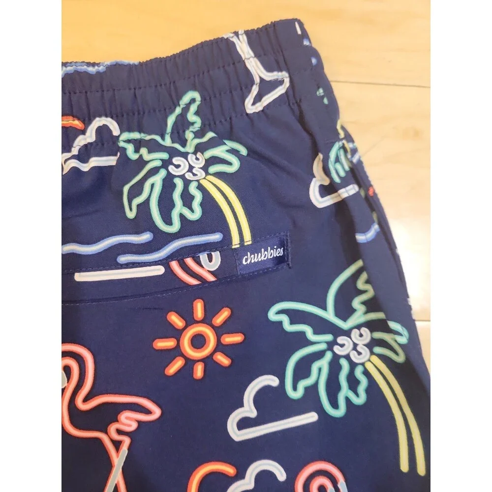 NWOT Chubbies The Neon Lights  7